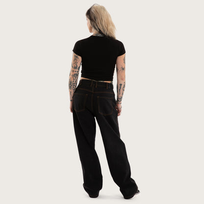 Polished Baby Tee Jet Black