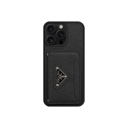 Luxury Phone Case Logo Card Holder & Lanyard For iPhone 12-17