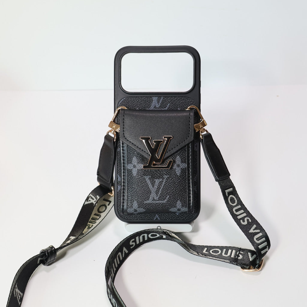 Luxury Brand Crossbody Phone Case For iPhone 12-17
