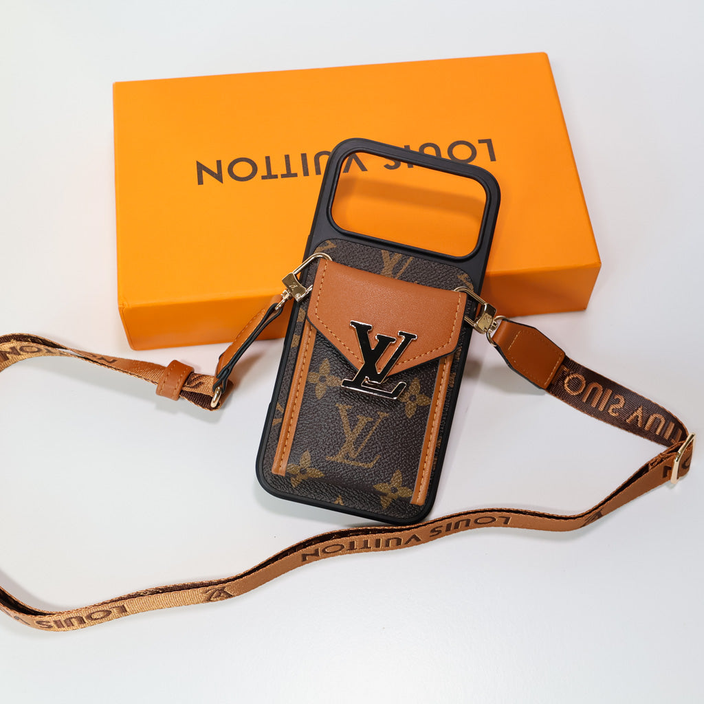 Luxury Brand Crossbody Phone Case For iPhone 12-17