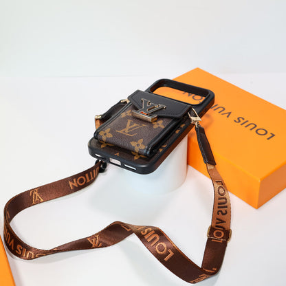 Luxury Brand Crossbody Phone Case For iPhone 12-17