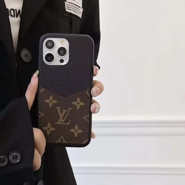 Leather Card Slot Phone Case For iPhone 12-17