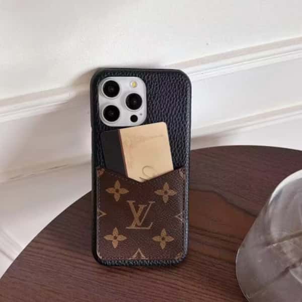 Leather Card Slot Phone Case For iPhone 12-17