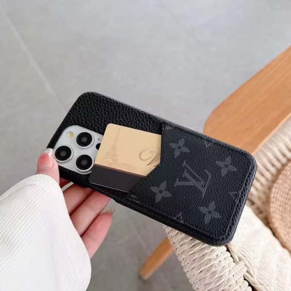 Leather Card Slot Phone Case For iPhone 12-17