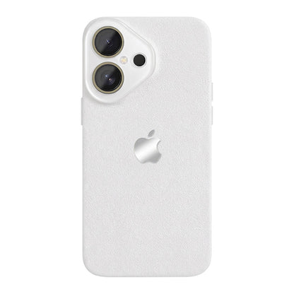 Lychee Texture Leather Phone Case - White