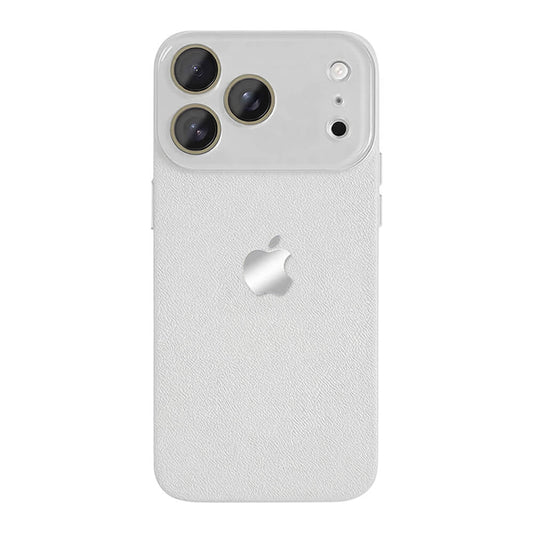 Lychee Texture Leather Phone Case - White