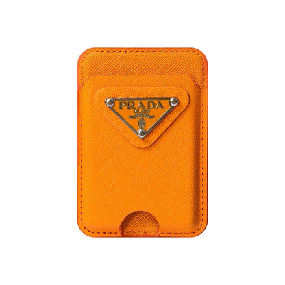 Luxury Brand MagSafe Card Holder Case For iPhone 13-17
