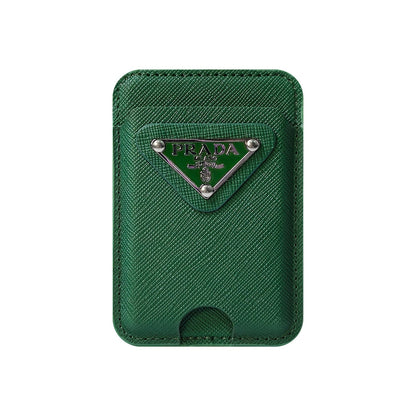 Luxury Brand MagSafe Card Holder Case For iPhone 13-17