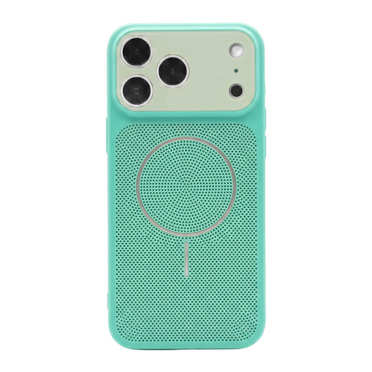 Macaron Heat Dissipation MagSafe Phone Case - Mint Green
