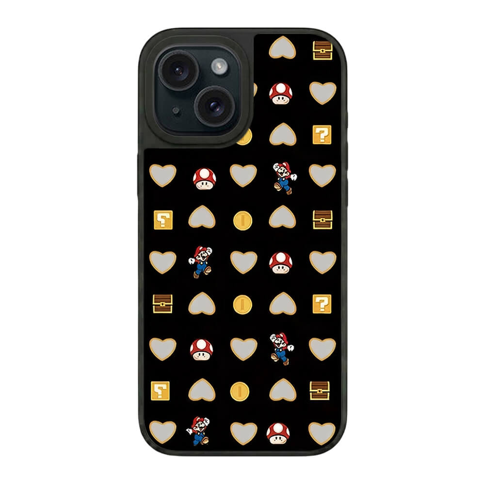 Mirror Heart Phone Case - Mario