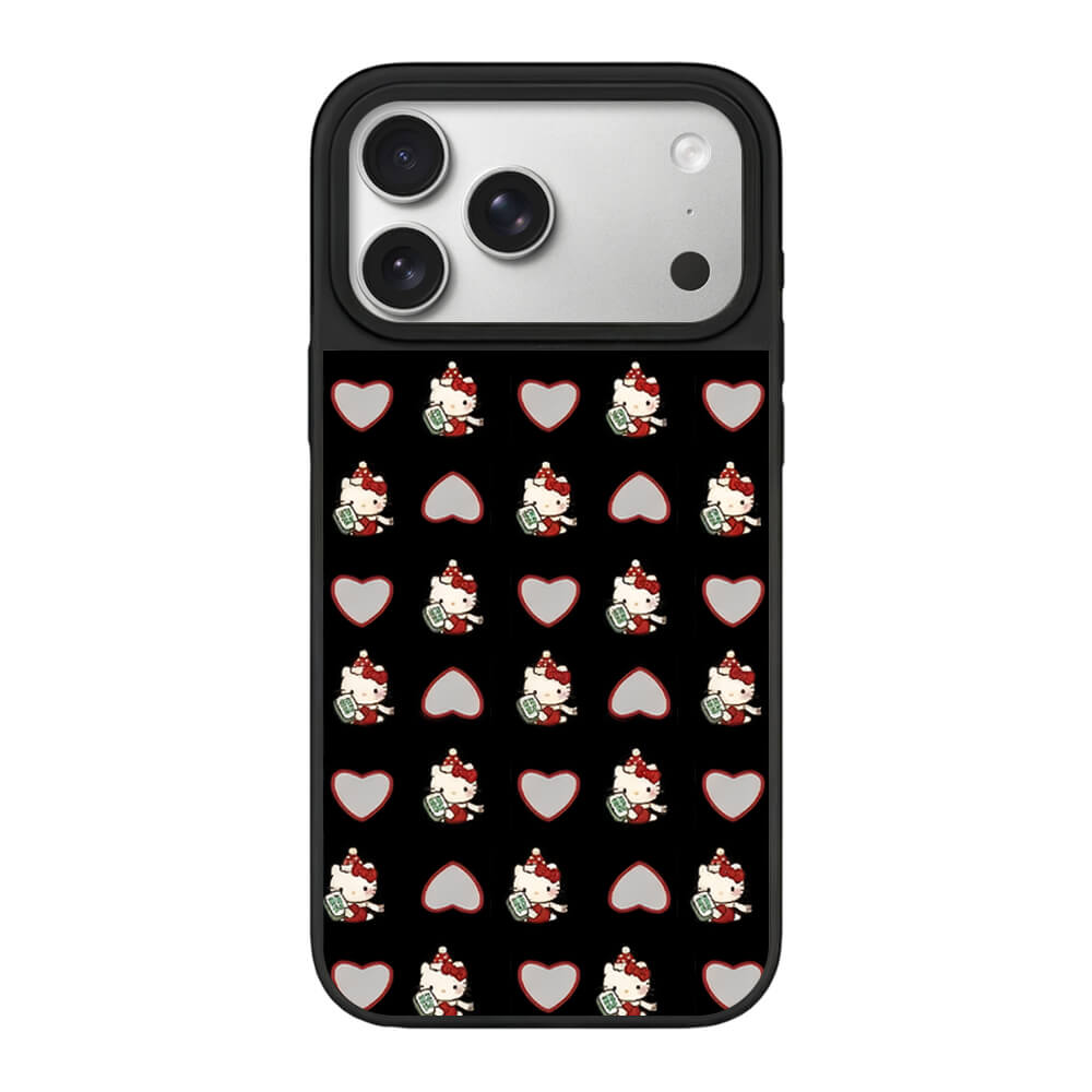 Mirror Heart Phone Case - Kitty