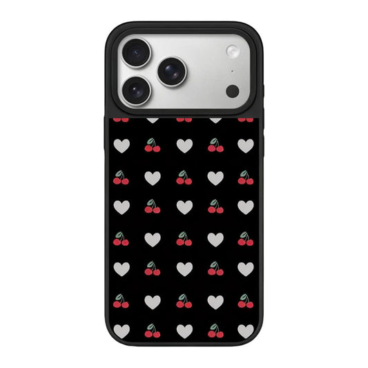 Mirror Heart Phone Case - Cherry
