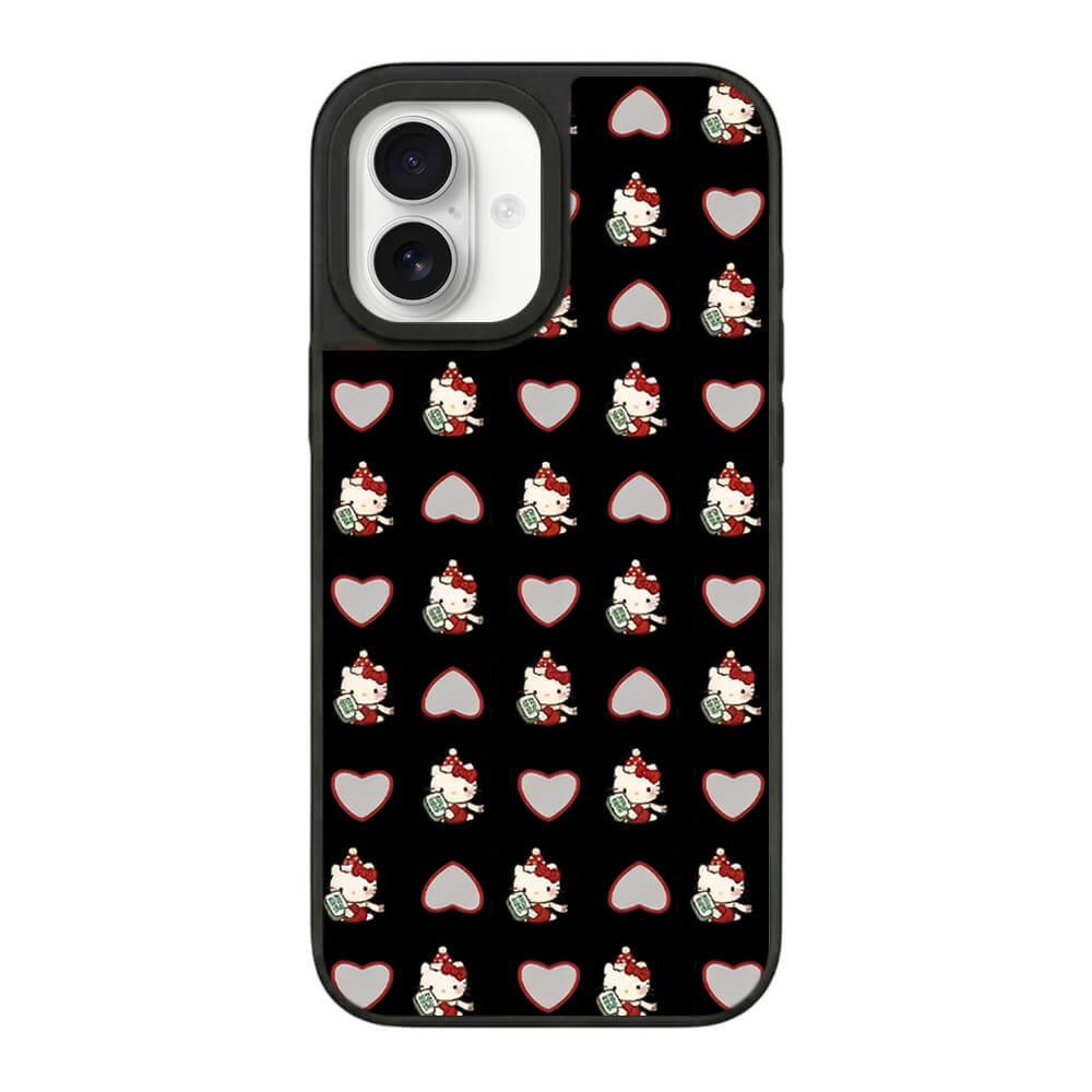 Mirror Heart Phone Case - Kitty