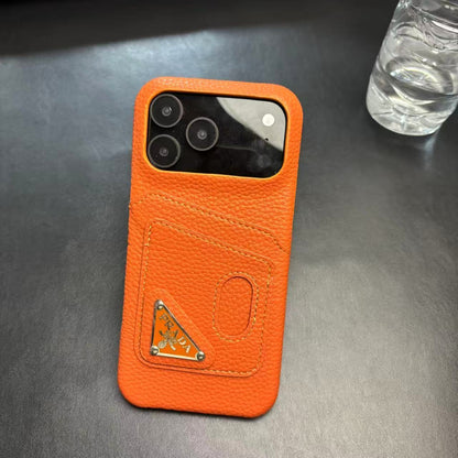 Stylish Phone Case with Card Holder For iPhone 13-17