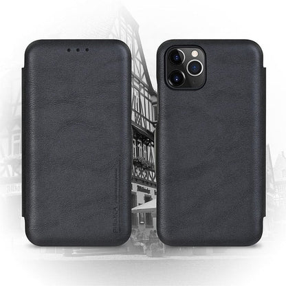 Premium iPhone PU Leather Flip Cover