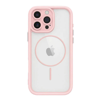 Side Mesh Airbags MagSafe Phone Case - Pink