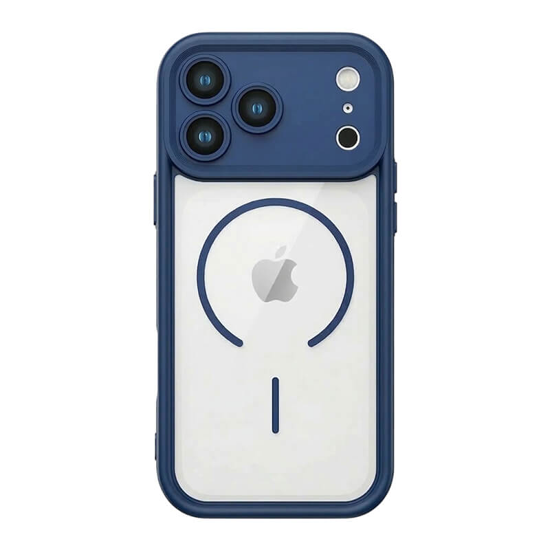 Side Mesh Airbags MagSafe Phone Case - Blue