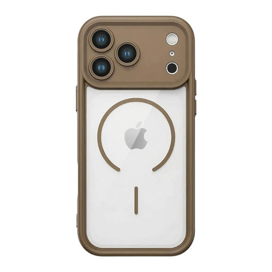 Side Mesh Airbags MagSafe Phone Case - Khaki