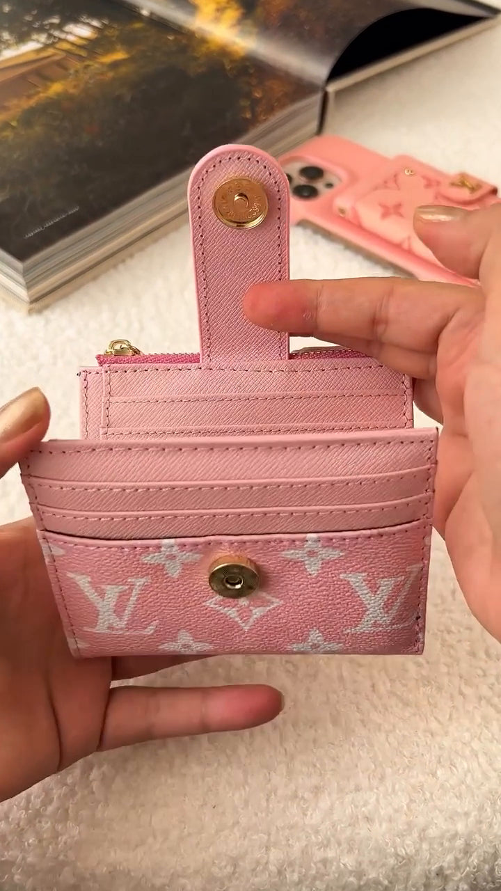 Luxury Leather Card Holder Phone Case for iPhone 14-16