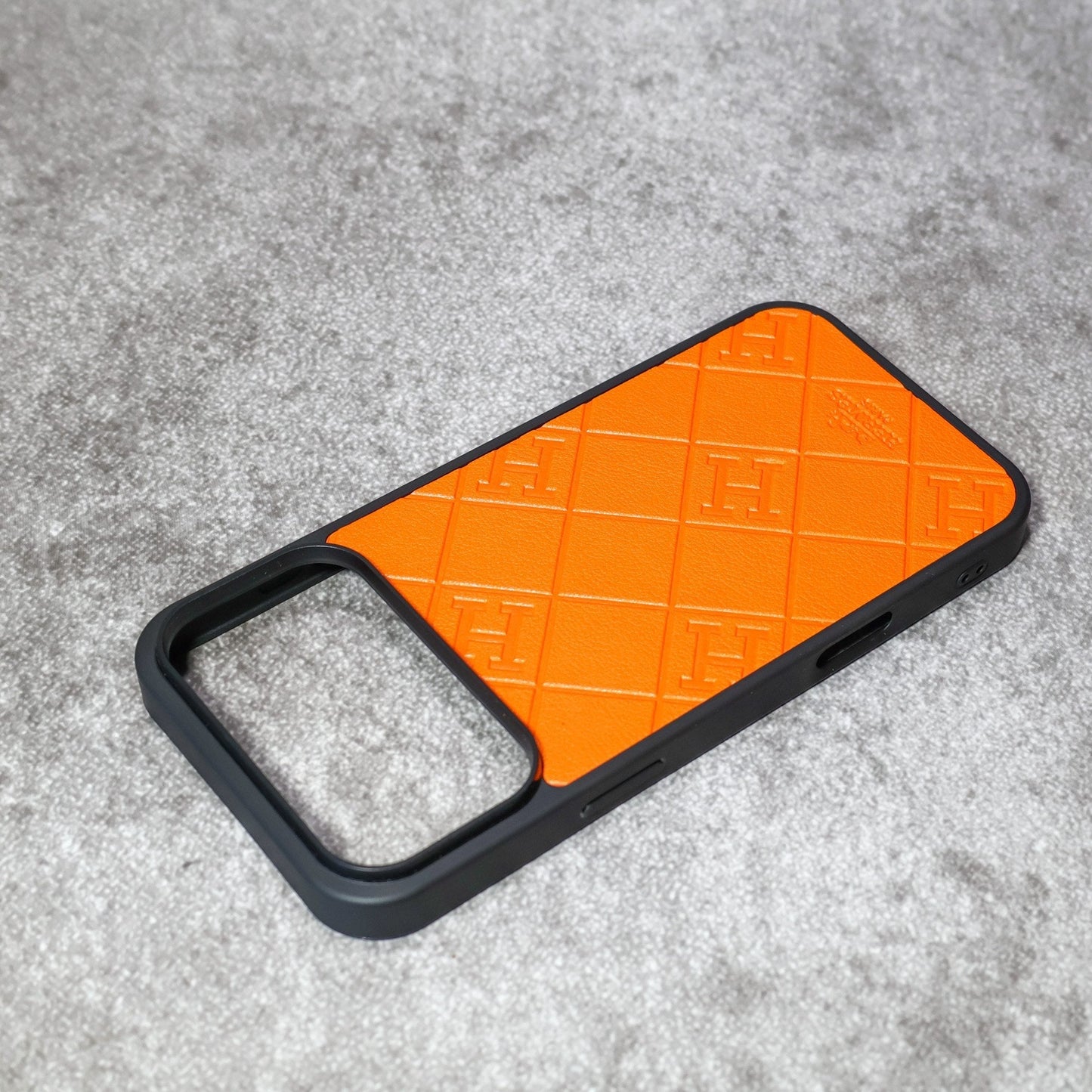 Stamped Leather Phone Case For iPhone 12-17