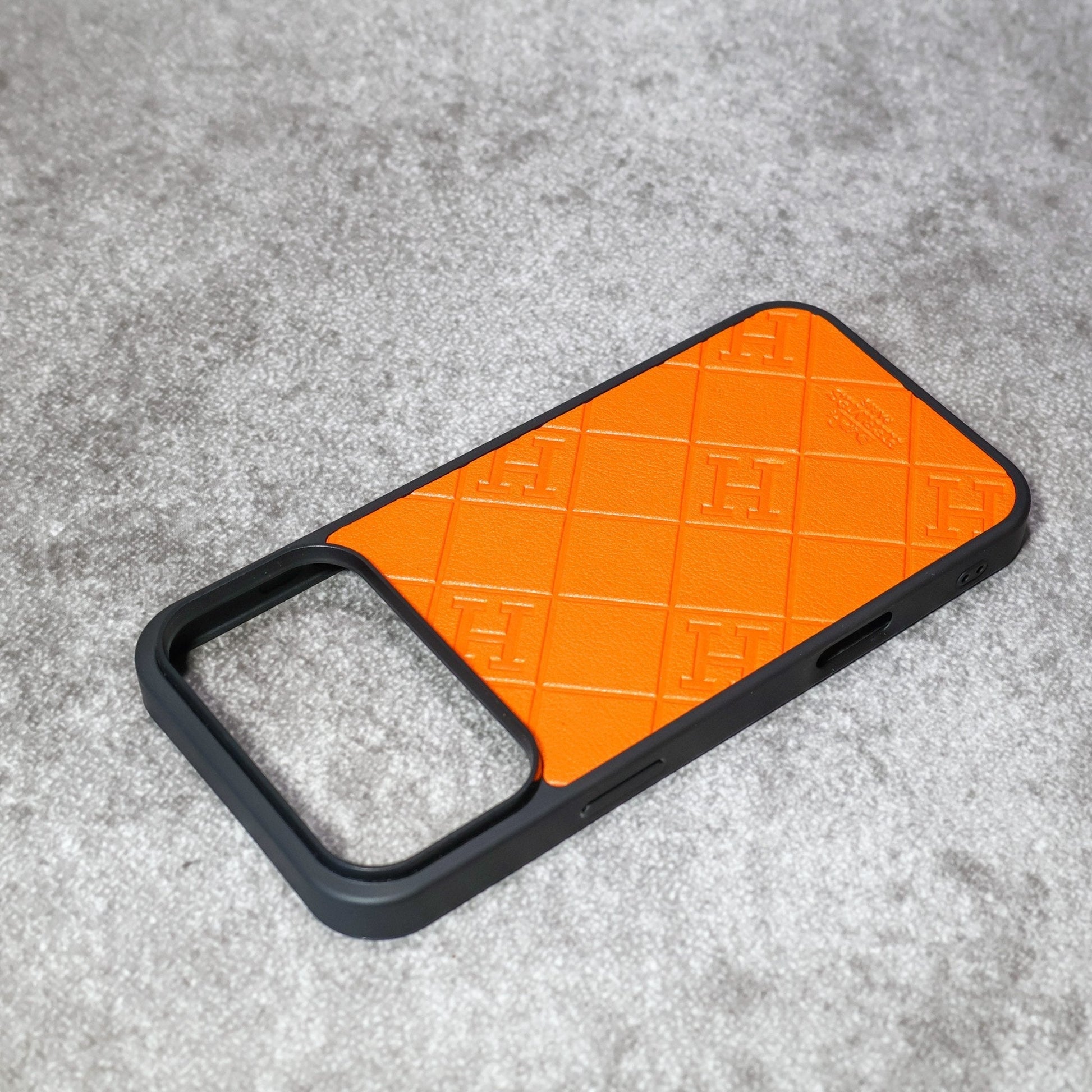 Stamped Leather Phone Case For iPhone 12-17