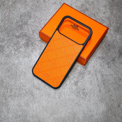 Stamped Leather Phone Case For iPhone 12-17