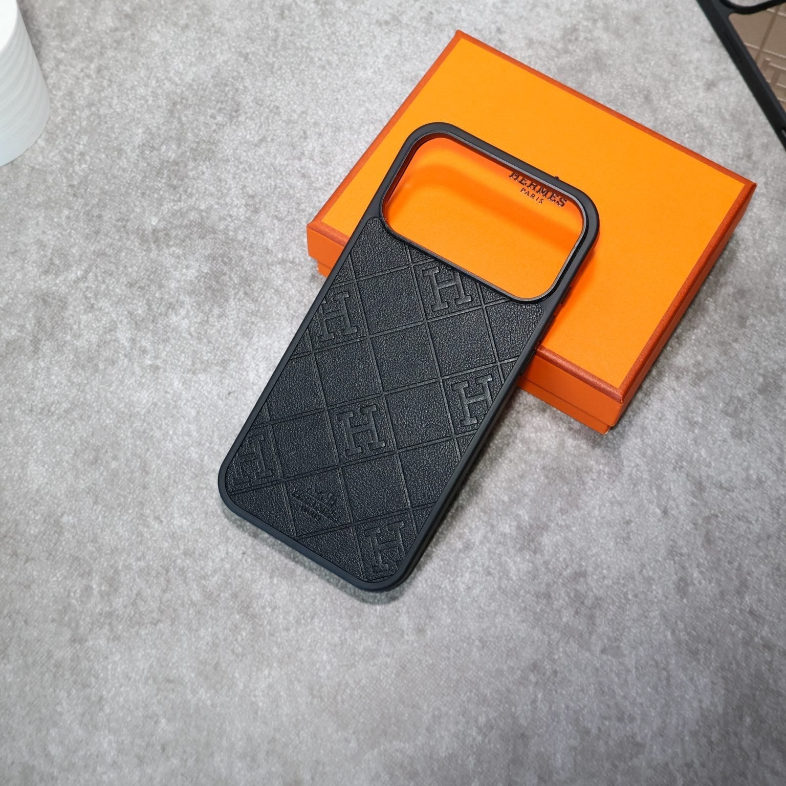 Stamped Leather Phone Case For iPhone 12-17