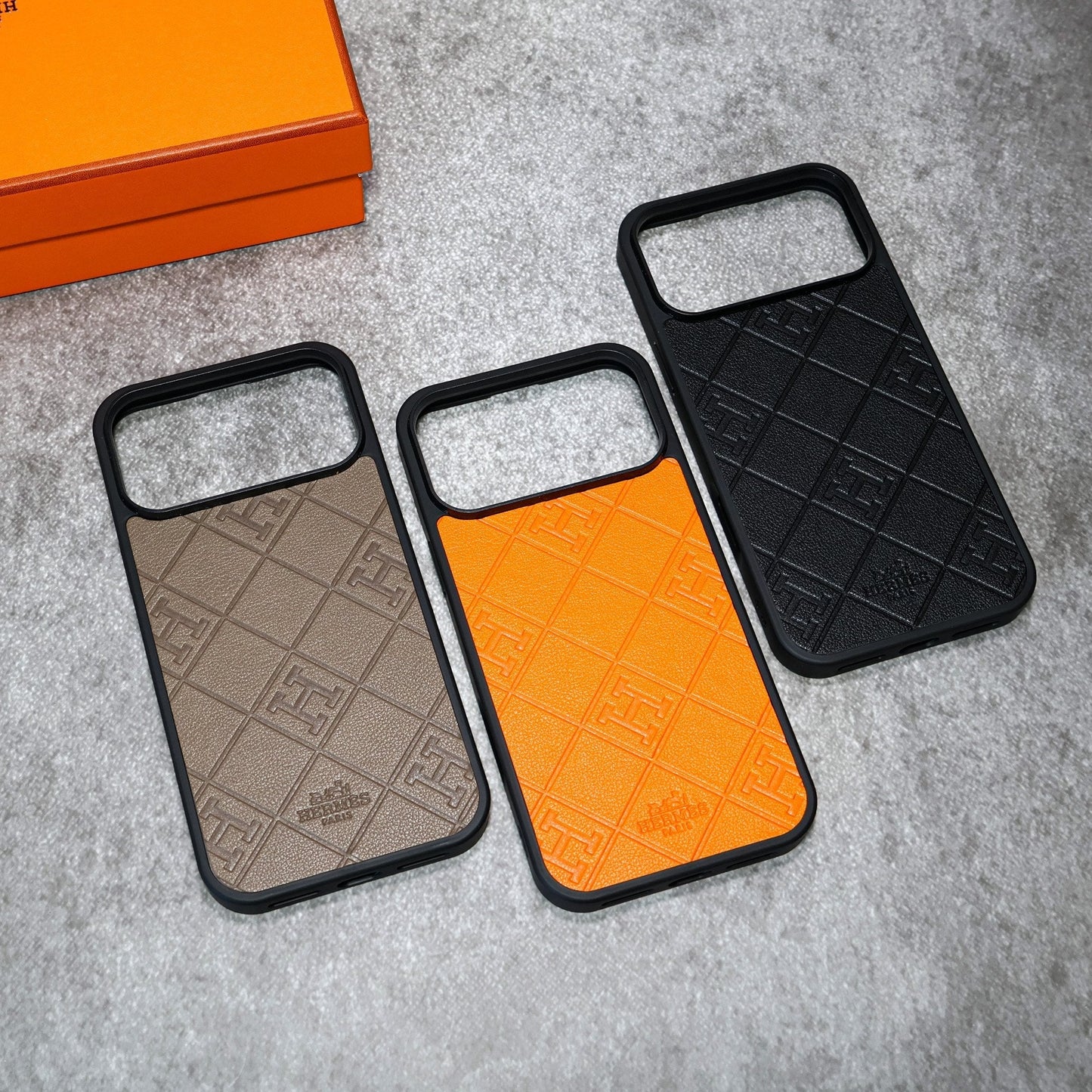 Stamped Leather Phone Case For iPhone 12-17