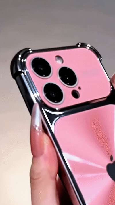 Aurora Plated Full-Cover Case - Minimalist and premium aurora-style case for iPhone 17 Pro Max, also compatible with iPhone 16, 15, and 14 — stylish, creative