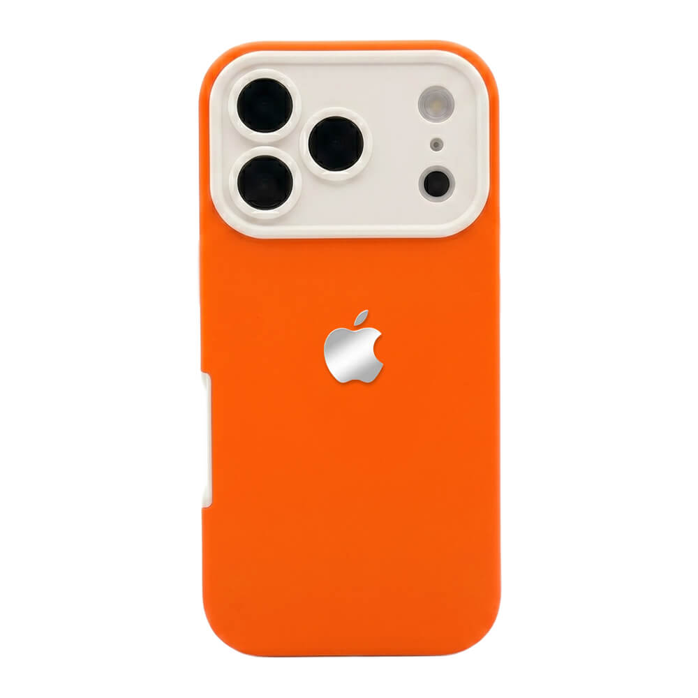Two-Tone Matte Soft-Touch Phone Case - Orange
