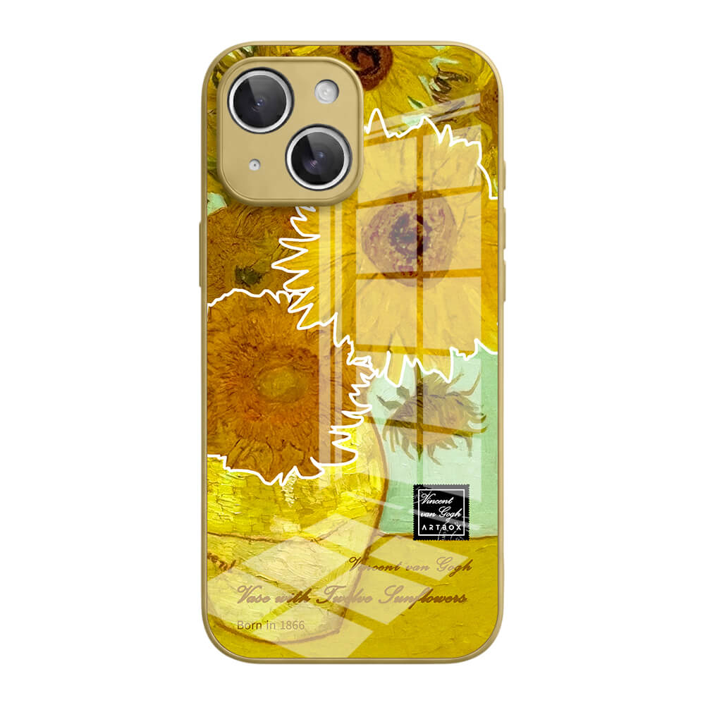 Vase with Twelve Sunflowers - iPhone Case