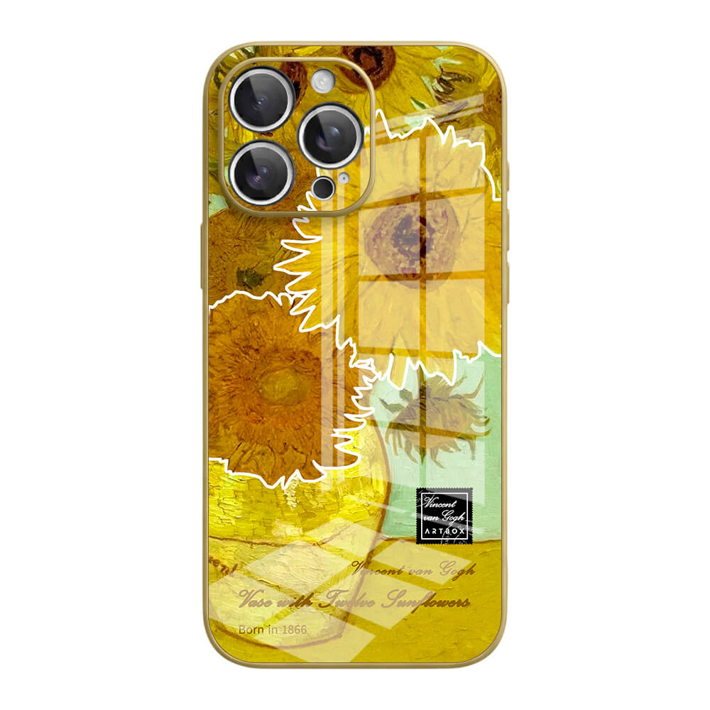 Vase with Twelve Sunflowers - iPhone Case