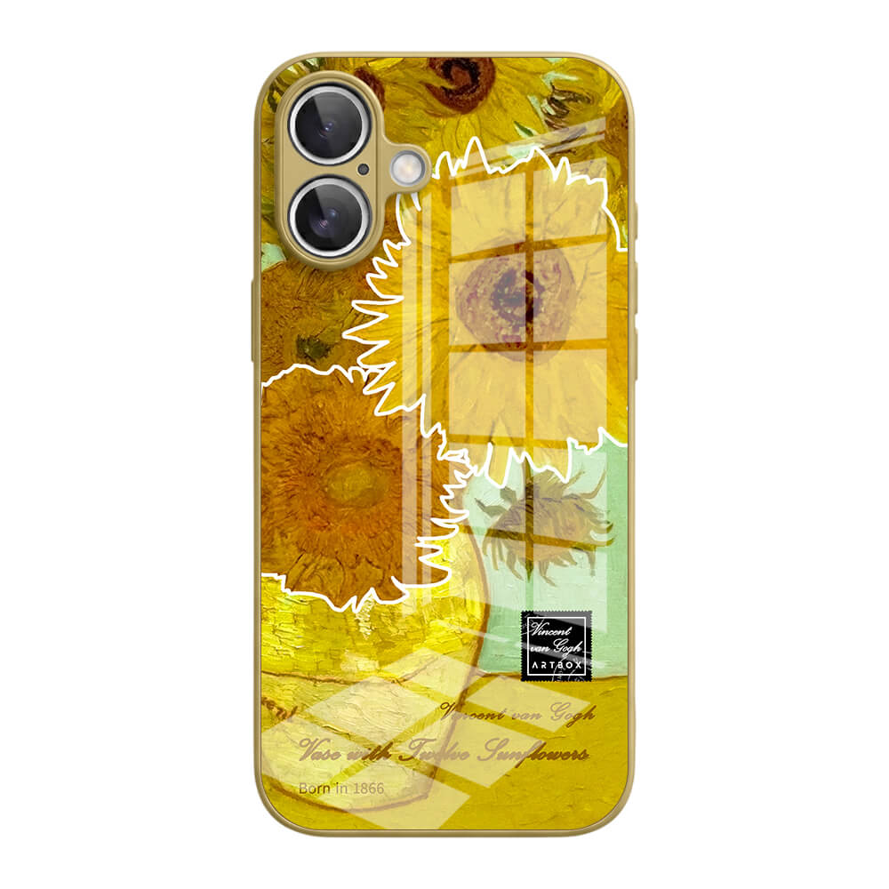 Vase with Twelve Sunflowers - iPhone Case