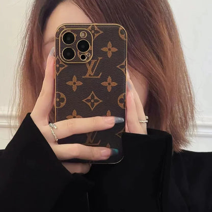 BROWN COLOR  PHONE CASE FOR IPHONE