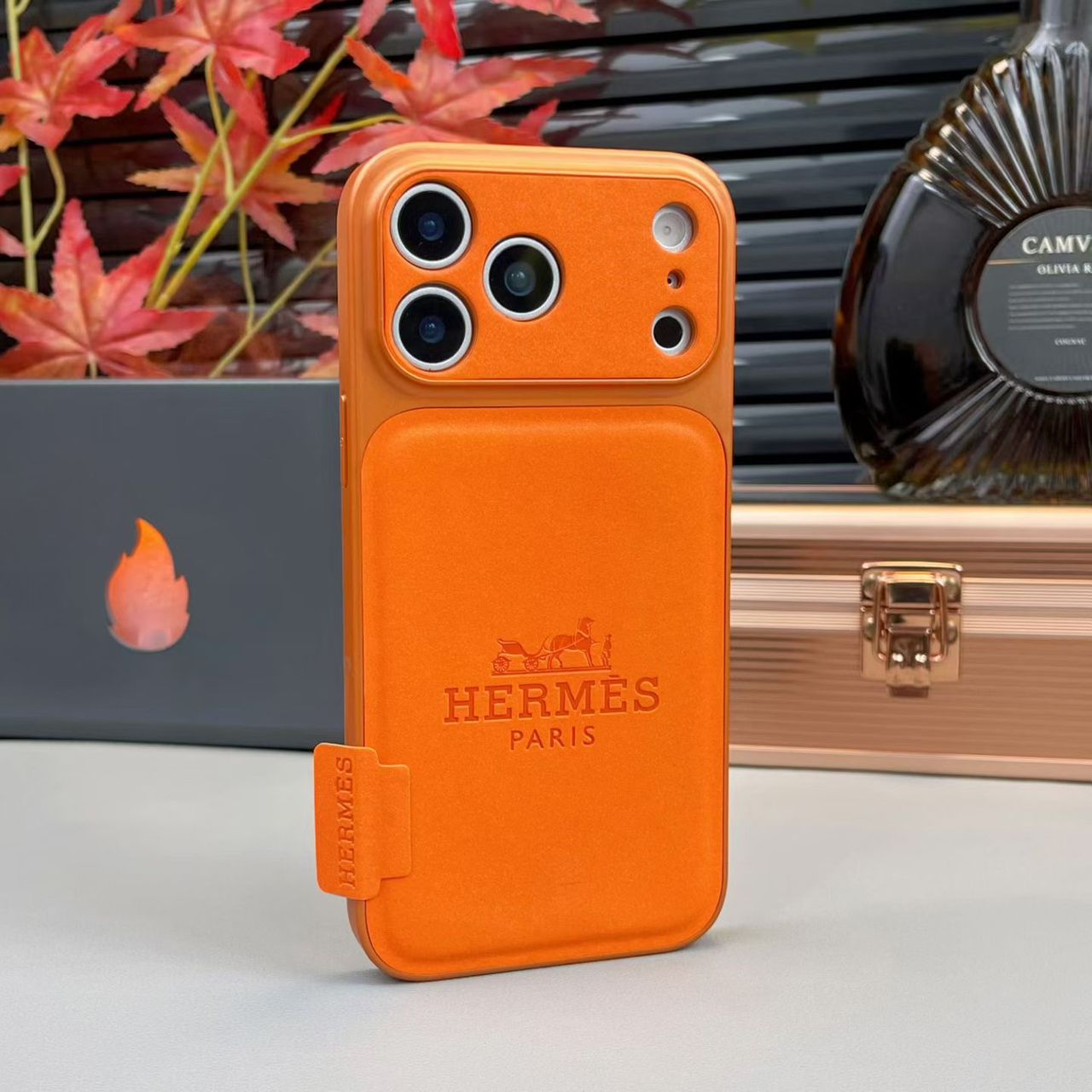 Premium Leather iPhone Case – Luxury Protection & Style for iPhone 14-17