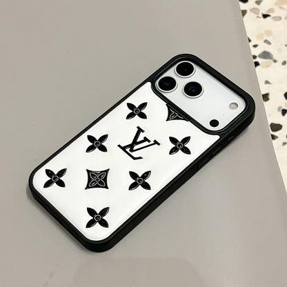 Luxury Monogram Designer Leather Cover For iPhone 14-17