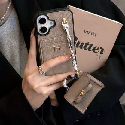 Luxury Phone Case with Air pods Case For iPhone 13-17