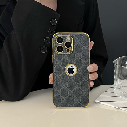 High Quality Frame Ophidia Leather Phone Case for iPhone 12-17
