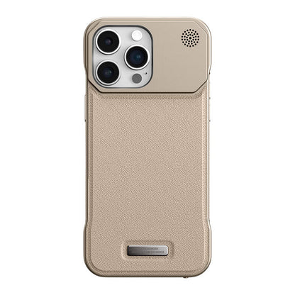 Armatherapy Tablets Leather MagSafe Phone Case - Light Gold