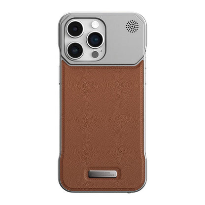 Armatherapy Tablets Leather MagSafe Phone Case - Brown