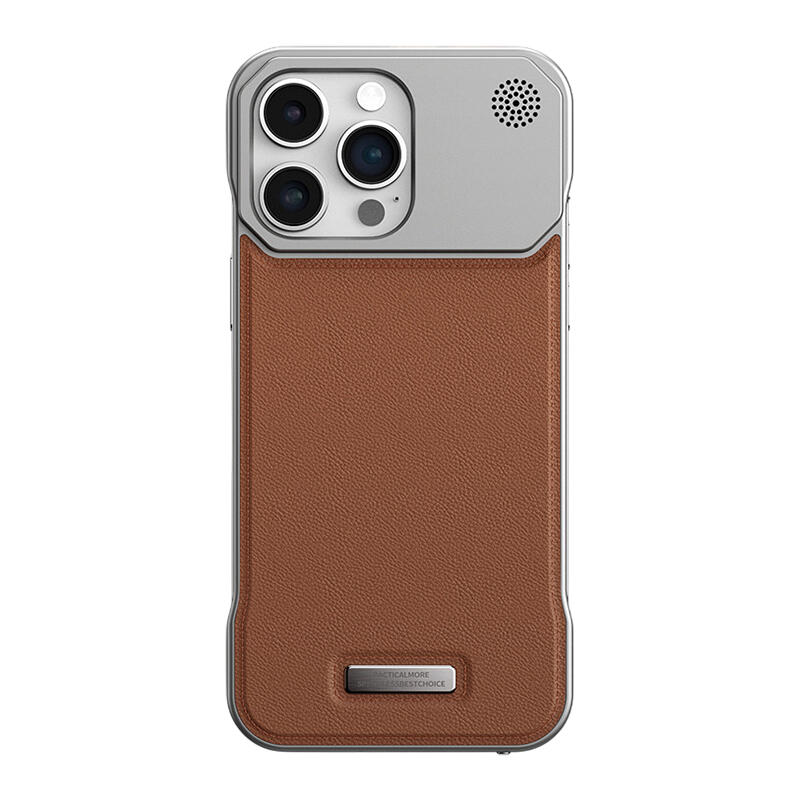 Armatherapy Tablets Leather MagSafe Phone Case - Brown