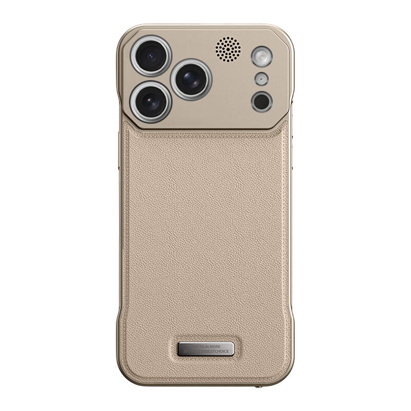 Armatherapy Tablets Leather MagSafe Phone Case - Light Gold