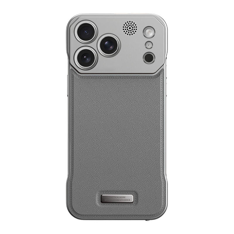 Armatherapy Tablets Leather MagSafe Phone Case - Gray