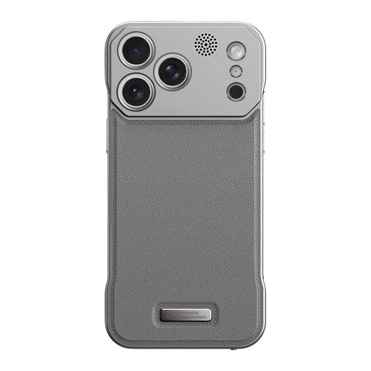 Armatherapy Tablets Leather MagSafe Phone Case - Gray