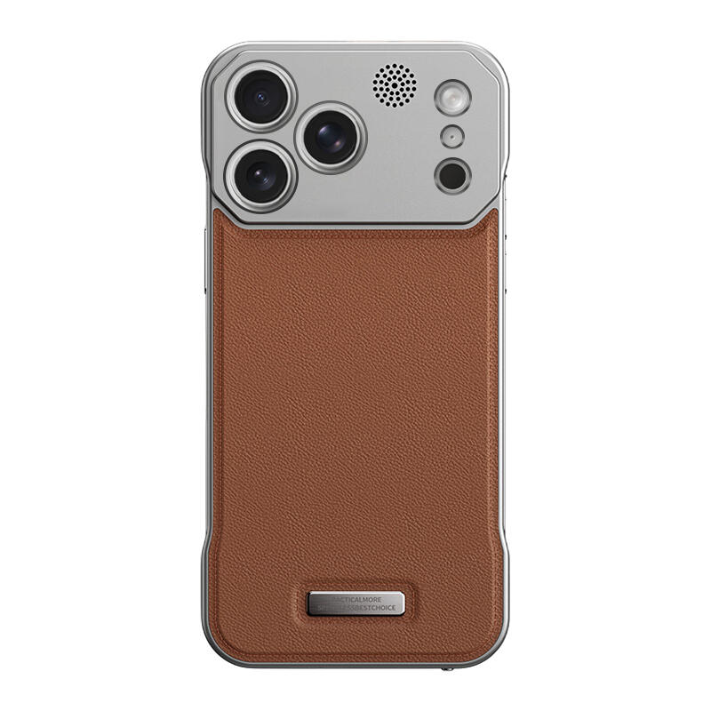 Armatherapy Tablets Leather MagSafe Phone Case - Brown