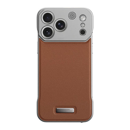 Armatherapy Tablets Leather MagSafe Phone Case - Brown