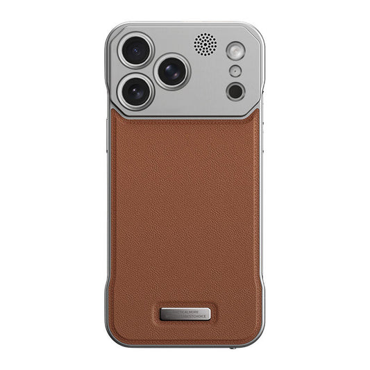 Armatherapy Tablets Leather MagSafe Phone Case - Brown