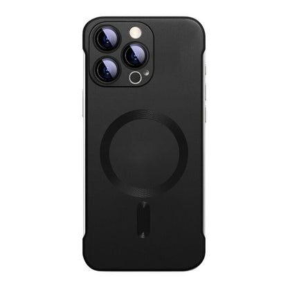 Borderless Frosted MagSafe Phone Case - Black