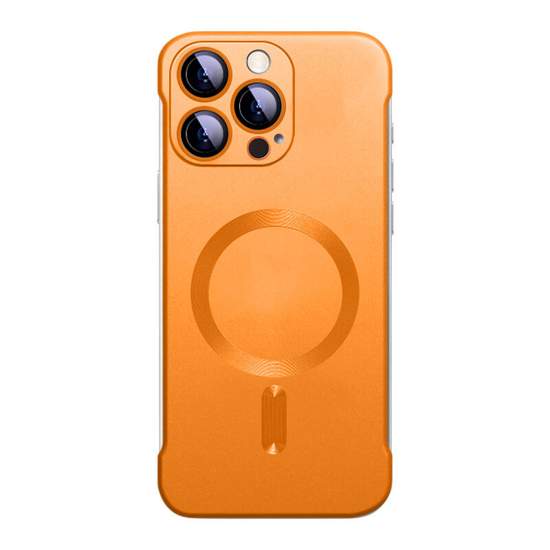 Borderless Frosted MagSafe Phone Case - Orange