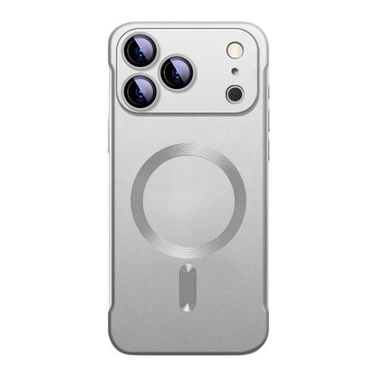 Borderless Frosted MagSafe Phone Case - Silver